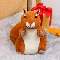 Vente chaude grosse queue écureuil peluche poupée-nuage-doux câlin jouet pour enfants cadeaux 2025