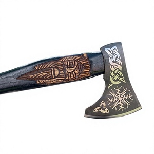 Hacha Vikinga Multifuncional de Acero Inoxidable 2026, Hecha a Mano con Funda Estilo Vikingo para Uso en Exteriores, Venta al Por Mayor - Product Image 6