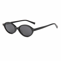 LBA 9024S Lunettes de soleil polarisées en acétate personnalisées de haute qualité, style rétro ovale, verres TAC UV400, légères et confortables pour femmes