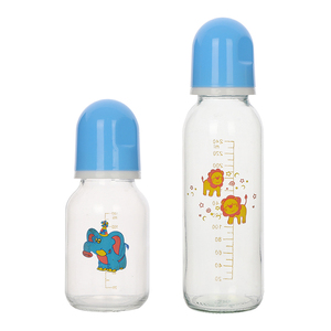 Biberón de vidrio para bebé ALG Bpa Free Food Grade Straight 120 ml 240 ml - Product Image 1