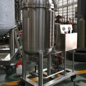 Tanque de mezcla neumático móvil Mezclador homogeneizador de lote de alto cizallamiento 50L/120L/200L/300L/500L Capacidad <span class=keywords><strong>Reactor</strong></span> de tanque de recipiente a presión - Product Image 5