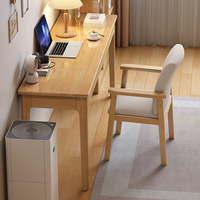 Modelo FJX 303 #   Escritorio Estrecho de Madera Maciza, Ancho 40/50CM, Diseño Moderno y Sencillo para Apartamentos Pequeños, Oficina en Casa, Computadora, Estudio