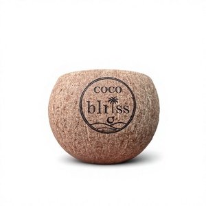 Meilleures ventes Eco2go Vietnam Ensemble de tasses à café et à thé en coquille de noix de coco écologique au design rustique 400ml/250ml - Product Image 1