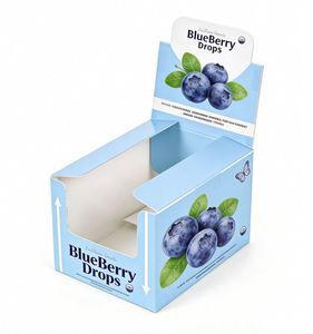 Custom Made Art Paper <b>Display</b> Rack with UV Coating for Retail Store Countertop PDQ Point of Sale - Product Image 1