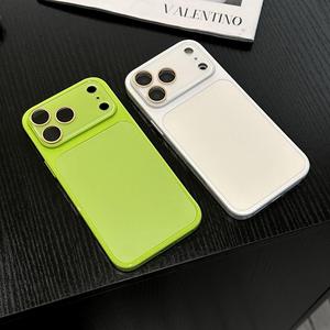 Se transforme instantanément en un étui AG uni simple, adapté à l'iPhone 16 Pro Max, à l'iPhone 17, 14/15 avec un cadre brillant - Product Image 4