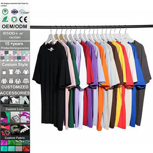 High Quality Trendy Brand Casa Summer <b>Men's</b> Loose Short Sleeve <b>T</b>-<b>Shirt</b> Eco-Friendly Breathable Quick Dry Cotton <b>Poly</b> Blend - Product Image 1