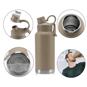Portable Sports <strong>Travel</strong> Water Bottle <strong>Kettle</strong> 32oz 40oz Custom Logo 304 Stainless Steel Vacuum Insulated Water Bottle - Product Image 3