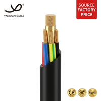 Cable de Alimentación Flexible Resistente al Fuego Cu/XLPE/PVC 0.6/1kV con Cinta de Mica, Aislamiento XLPE, Clase 5, Conductor de Cobre