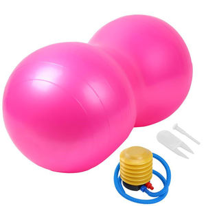 Ballon de yoga en PVC écologique JC YB228, coloré et lisse, en forme d'arachide, pour l'exercice de la naissance, utilisation en intérieur, enfants et femmes, 90x45cm avec pompe - Product Image 6