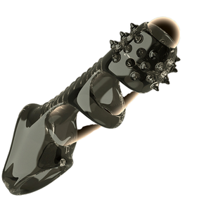 Umwelt freundliche TPE männliche Ärmel <span class=keywords><strong>Penis</strong></span> Ring Umfang Verlängerung BDSM Dildos Tool für Männer G-Punkt Stimulation Adult Sexspielzeug - Product Image 2