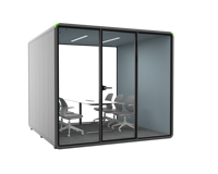 Cabine Acoustique Modulaire Personnalisable Insonorisée avec Design Moderne pour Espaces de Travail Ouverts, Entrepôts, Hôtels et Supermarchés