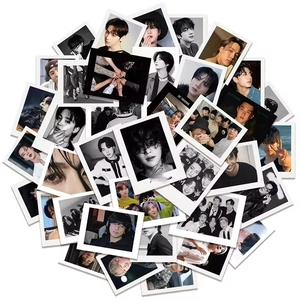 Lote de 50 Pegatinas Decorativas de Papel para Equipaje de KPOP, <span class=keywords><strong>Grupo</strong></span> Idol Bangtan Boys 2026, Estilo INS - Product Image 2