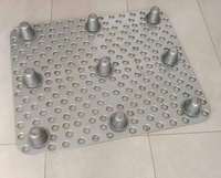 Rak Pallet Tugas Berat XIYAO Model Braket Satu Sisi AB12105-201 Baja Tahan Karat 1200x1000x110mm Penyimpanan Logistik Forklift