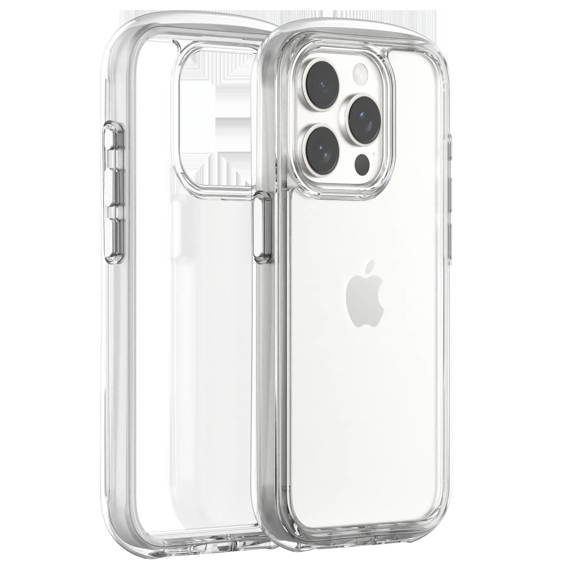 Hot bán TPU + PC túi khí chống vàng trong suốt thời trang điện thoại trường hợp đối với iPhone 15 Pro Max nhỏ giọt vacus điện thoại không thấm nước trường hợp