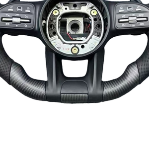 Volant en fibre de carbone pour Mercedes-Benz <span class=keywords><strong>AMG</strong></span> C190 W117 W166 W177 W197 W205 W213 W216 W217 W218 W222 W253 W257 W463 W464 GLE G63 C63 - Product Image 5