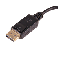 Adaptateur DFX vers VGA 1080P Full HD Mâle vers Femelle, Câble Convertisseur DP vers VGA pour Moniteur PC, Projecteur, Téléviseur