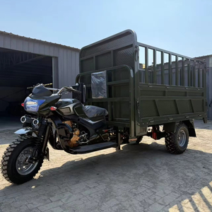Nouveau modèle 2026 Tricycle motorisé à 3 roues 300CC robuste pour transport de marchandises, déchargement hydraulique automatique, démarrage électrique/à manivelle, 50-70 km/h - Product Image 1