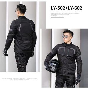 <span class=keywords><strong>Accessori</strong></span> <span class=keywords><strong>moto</strong></span> traspirante e impermeabile <span class=keywords><strong>abbigliamento</strong></span> protettivo per tutto il corpo con cerniera per la guida - Product Image 4