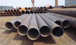 Cina grande diametro gamma completa di personalizzazione del materiale API 5L X60 X65 X70 saldato tubo/tubo in acciaio al carbonio per materiale da costruzione