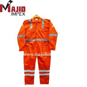 Overoles de Seguridad Reflectantes de Algodón Duradero de Alta Visibilidad, Resistentes al Fuego, Overoles Industriales para Trabajos de Construcción en Fábricas, Trabajadores de la Vía Pública - Product Image 4