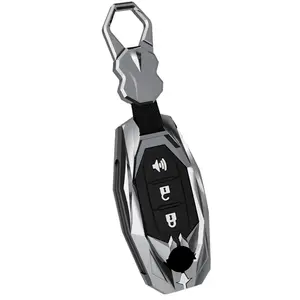 Luminous Zinc Alloy Car Key Fob Case Cover Holder for Nissan for Infiniti QX56 G37 M56 QX70 QX60 Accessories Key Cover