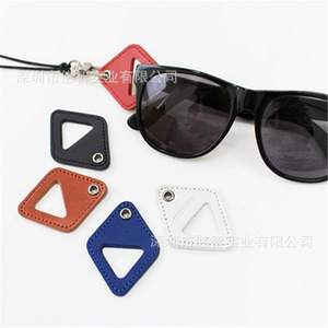Cordon pour lunettes en cuir PU, cordon de cou pour lunettes, rangement portable pour lunettes de soleil, cadeau promotionnel. - Product Image 5