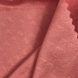 Excellent Textile Raw Materials Embossed Polyester Spandex Stretch Jersey Fabric For Export