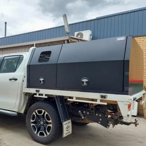 Aluminium Flat Plate Ute Canopy with <b>Tool</b> <b>Box</b> 4x4 Camper Pickup Truck Canopy - Product Image 6