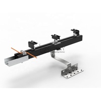 Kit de fixation rapide pour panneaux solaires avec rails de montage en aluminium réglables pour systèmes photovoltaïques sur toiture résidentielle