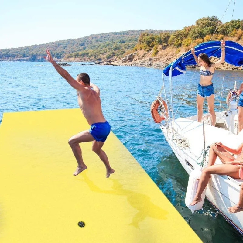 High quality custom floating foam mat water sports mat float floating mats ultimate floating oasis for family