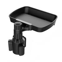 Petite table multifonctionnelle pour boissons, porte-gobelet rotatif à 360 degrés pour voitures, plateau extensible pour boissons, support de téléphone