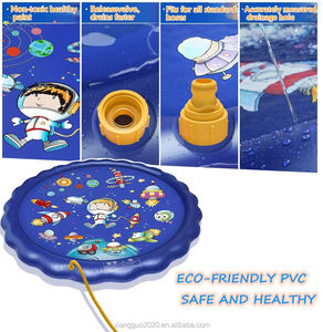 Tapis de jeu d'éclaboussures, jouets d'eau pour enfants, PVC gonflable, arroseur d'extérieur - Product Image 3