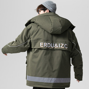 Couleur unie rembourrage chaud vers le bas de veste hommes vestes militaires <span class=keywords><strong>pour</strong></span> les hommes <span class=keywords><strong>manteau</strong></span> <span class=keywords><strong>d</strong></span>'<span class=keywords><strong>hiver</strong></span> hommes veste - Product Image 2