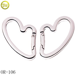 Boucle Métallique Ronde Ajustable pour Porte-clés, Accessoire de Sac en Gros, Décoration de Lanière, Boucle Ouverte en Métal Pas Cher - Product Image 4
