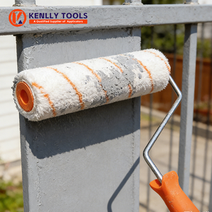 <span class=keywords><strong>Rodillo</strong></span> <span class=keywords><strong>de</strong></span> Pintura Profesional <span class=keywords><strong>de</strong></span> 9 Pulgadas con Fibras <span class=keywords><strong>de</strong></span> Poliéster Sin Pelusa, Mango Antideslizante <span class=keywords><strong>para</strong></span> Construcción y Renovación Comercial - Product Image 6