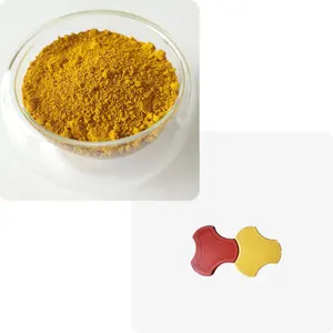 จีนเหล็กออกไซด์สีเหลือง S920 311 313 สังเคราะห์สีเหลืองเหล็กออกไซด์ (FeOOH) สำหรับปูกระเบื้อง pigment
