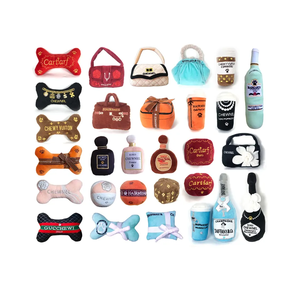 Giocattoli per animali domestici moderni di lusso a forma di osso giocattoli interattivi da masticare per cani di design all'ingrosso squittio peluche che abbaia giocattolo per cani - Product Image 6