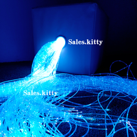 Sensory Toy Set-100pcs Multi Sparkle Sensory Rooms Fiber Optics Kit mit Sofa Cube Box für Kinder Special Use Autism Sensory Rooms