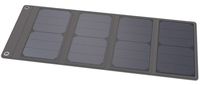 Chargeur solaire FadSol pour trottinette électrique et porte-clés avec panneau solaire USB 24W de puissance maximale pour téléphone/ordinateur portable/batterie externe