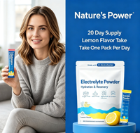 Poudre d'électrolytes à marque privée pour soutenir les performances sportives, sans sucre, complément OEM
