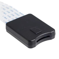 Câble adaptateur d'extension de lecteur de carte TF mâle vers Micro SD femelle 10/25/48/62 cm pour GPS de voiture, téléphone, télévision, caméra