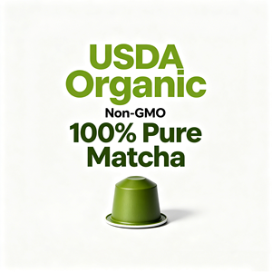 Cápsulas de Matcha Aptas para Niños: Bajo en Cafeína, Sabores Naturales de Frutas (Manzana / Uva / Naranja), Té Verde Orgánico OEM - Product Image 4