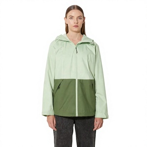 Custom <b>Womens</b> <b>Windbreaker</b> Jacket Lightweight Polyester Outdoor Jacket Water Repellent Sportswear OEM ODM Wholesale Supplier - Product Image 1