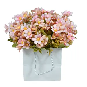Alta Qualidade Artificial Flor Buquê Real Toque Hortênsia Realista Casamento Flor Decorativa