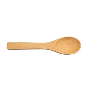 wholesale price high quality 12.8cm bamboo scoop spoon mini bamboo scoop accepting customized logo