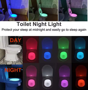 OEM <strong>Toilet</strong> Night <strong>Light</strong> Motion <strong>Sensor</strong> 16 Color <strong>Toilet</strong> Bowl Night <strong>Light</strong> Color Changing Bathroom Accessory Smart Led <strong>Toilet</strong> <strong>Light</strong> - Product Image 2