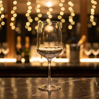 Verre à vin élégant de 18 oz incassable en acrylique écologique pour la vente en gros, idéal pour la maison et les bars