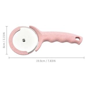 Rouleau à pâtisserie en acier inoxydable avec manchon de protection, outil de cuisson DIY pour pizza, spatule à roulettes, coupe-tarte à mailles - Product Image 3