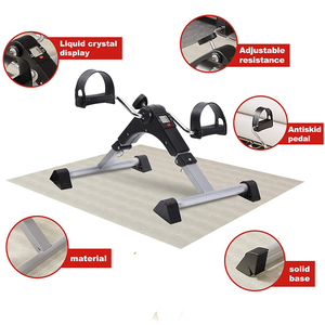 Ejercitador de pedal de <span class=keywords><strong>ejercicio</strong></span> de escritorio de bicicleta plegable <span class=keywords><strong>para</strong></span> entrenamientos de cardio <span class=keywords><strong>en</strong></span> <span class=keywords><strong>casa</strong></span> - Product Image 6