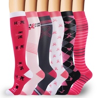 Chaussettes longues pour infirmières, chaussettes de compression sportives pour la course à pied et le cyclisme, absorbant la transpiration et résistantes aux odeurs